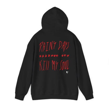 "WITHOUT YOU" Hoodie (Black & Red)