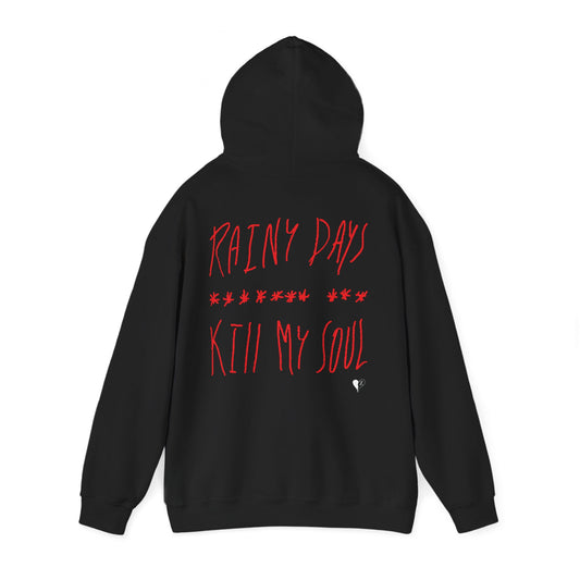 "WITHOUT YOU" Hoodie (Black & Red)