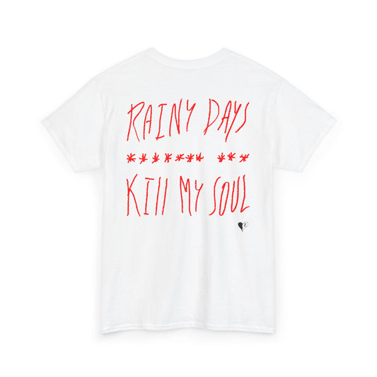 "WITHOUT YOU" T-Shirt (White & Red)