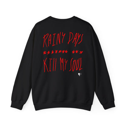 "WITHOUT YOU" Crewneck (Black & Red)
