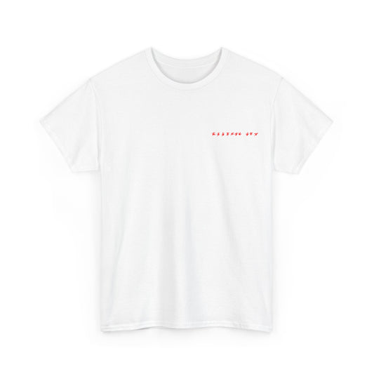 "WITHOUT YOU" T-Shirt (White & Red)