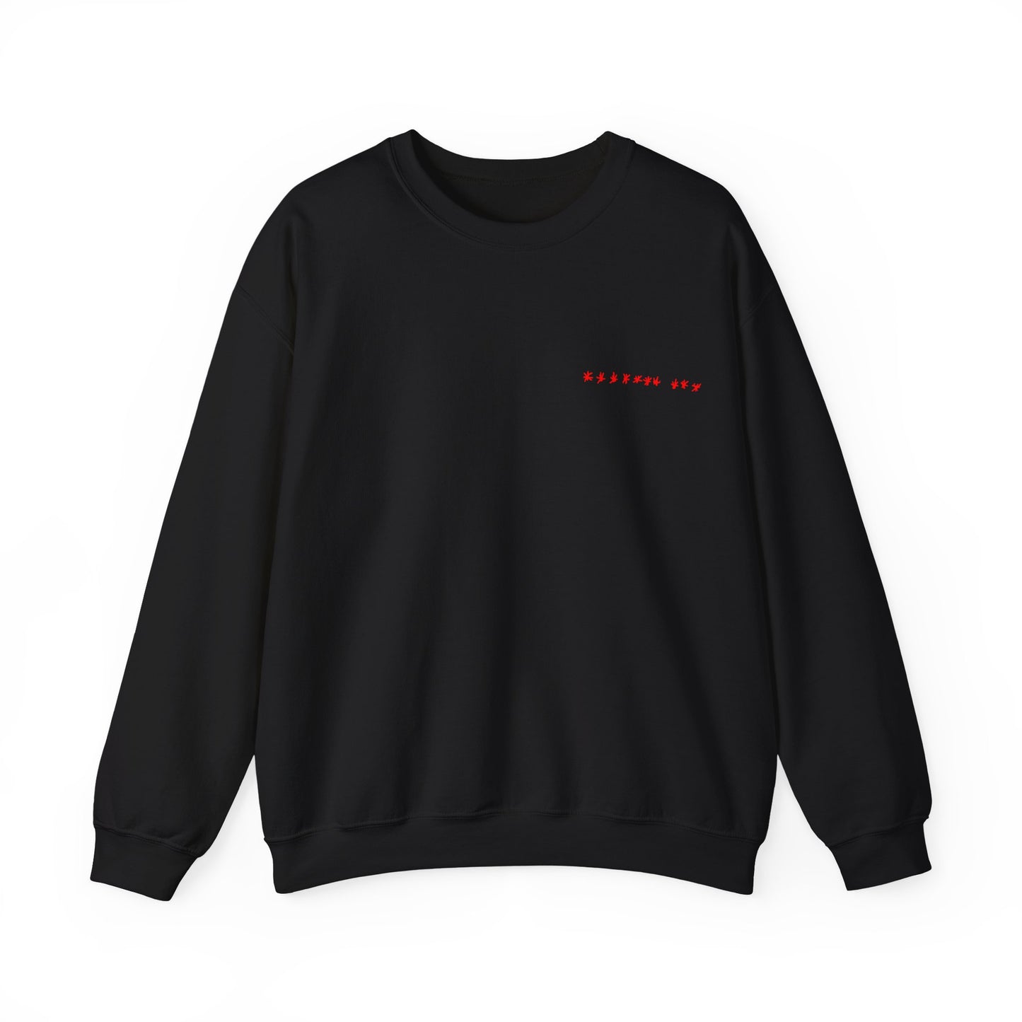 "WITHOUT YOU" Crewneck (Black & Red)