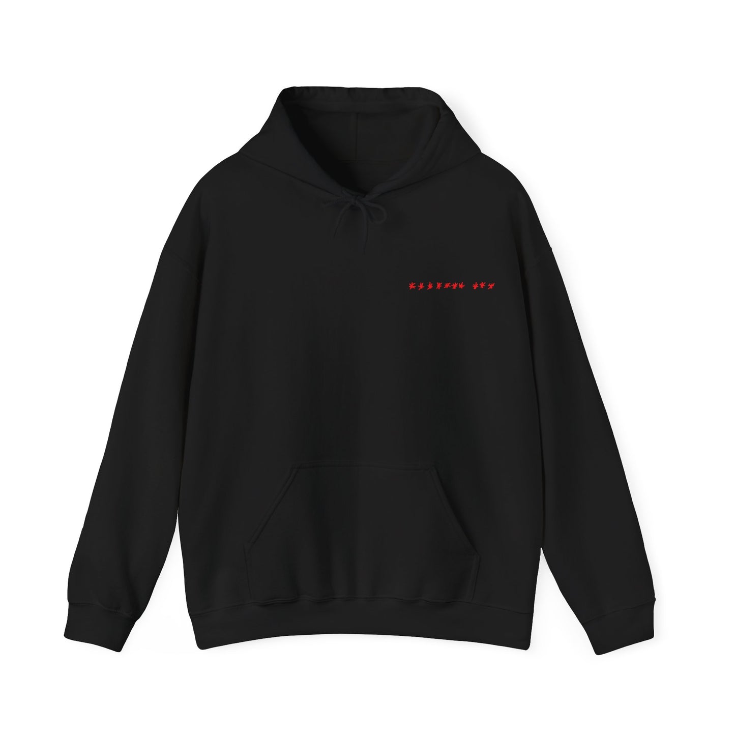 "WITHOUT YOU" Hoodie (Black & Red)