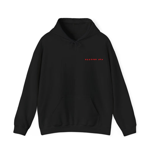 "WITHOUT YOU" Hoodie (Black & Red)